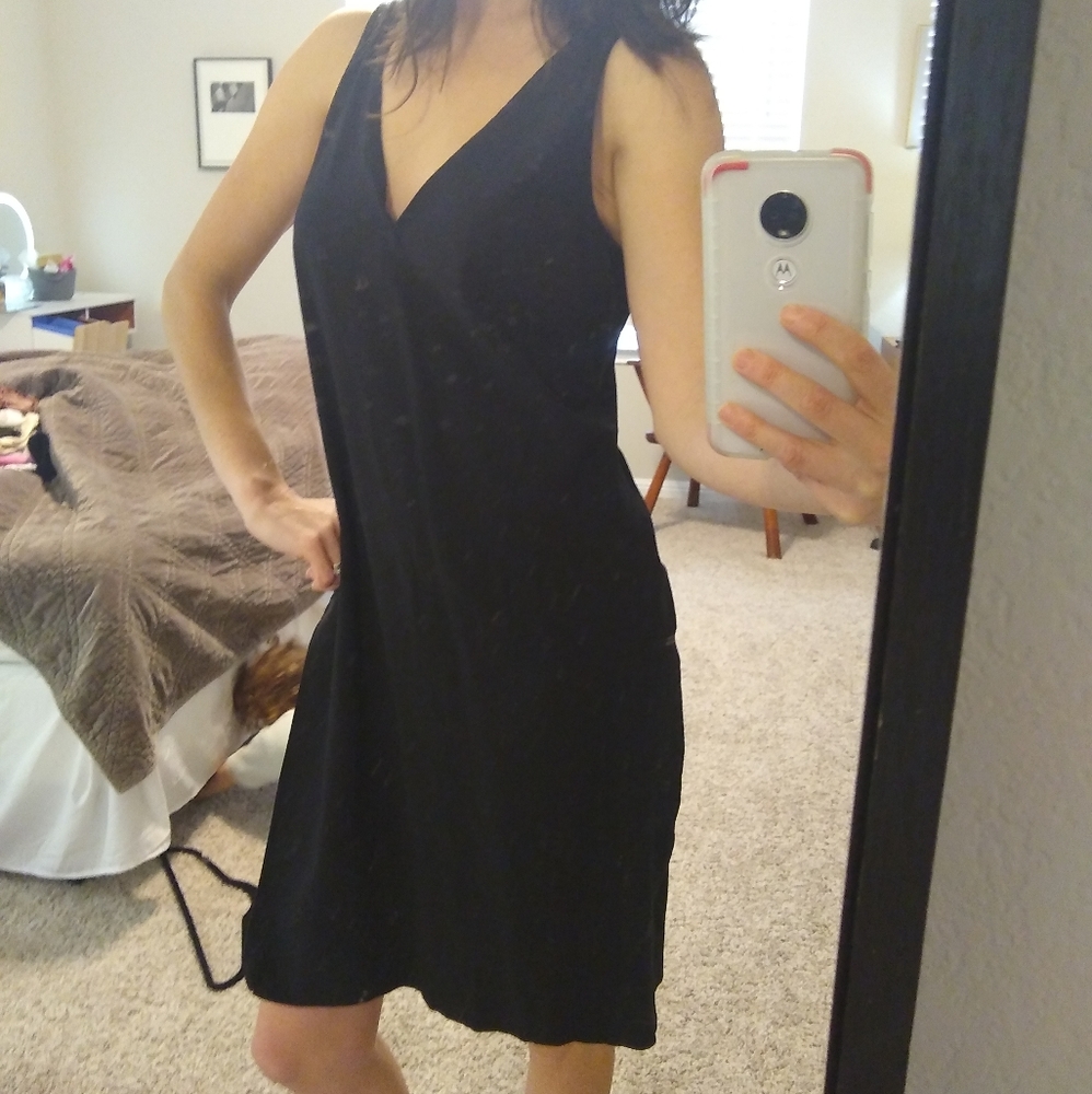 Black Dress - high Slit